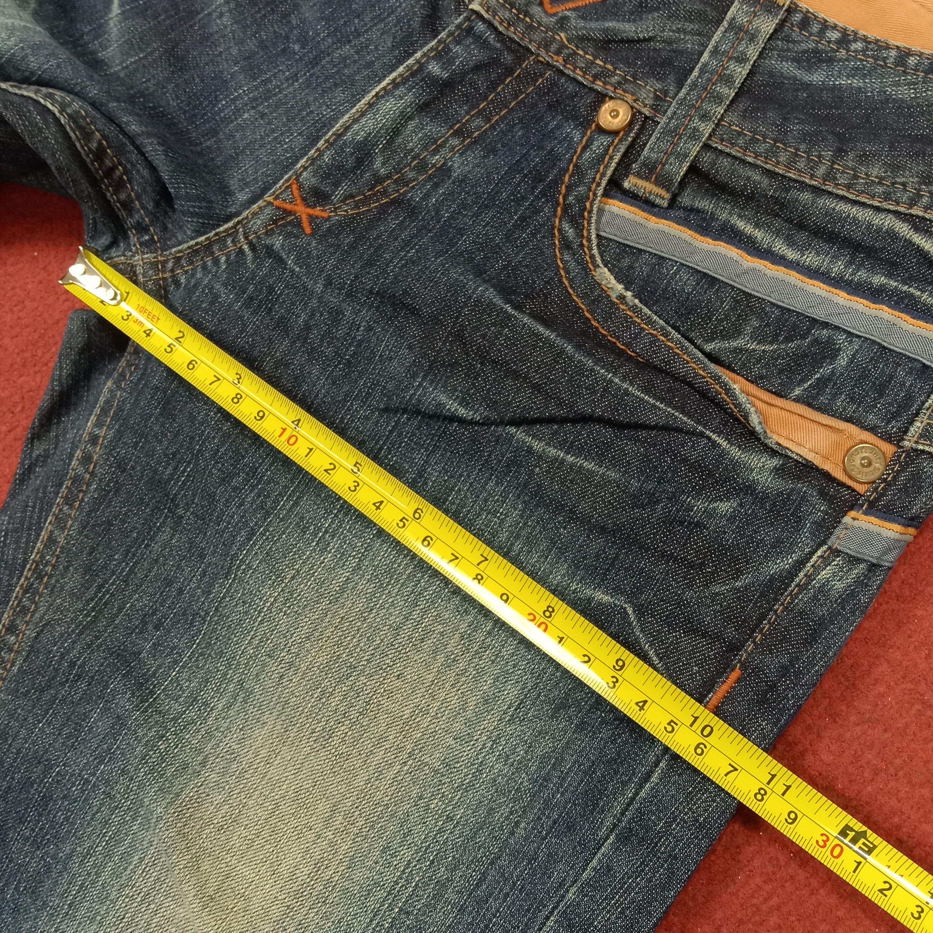 Japanese Brand × Vintage ET Bootcut Fashion Style Streetwear Jeans Size 31" - 9 Thumbnail