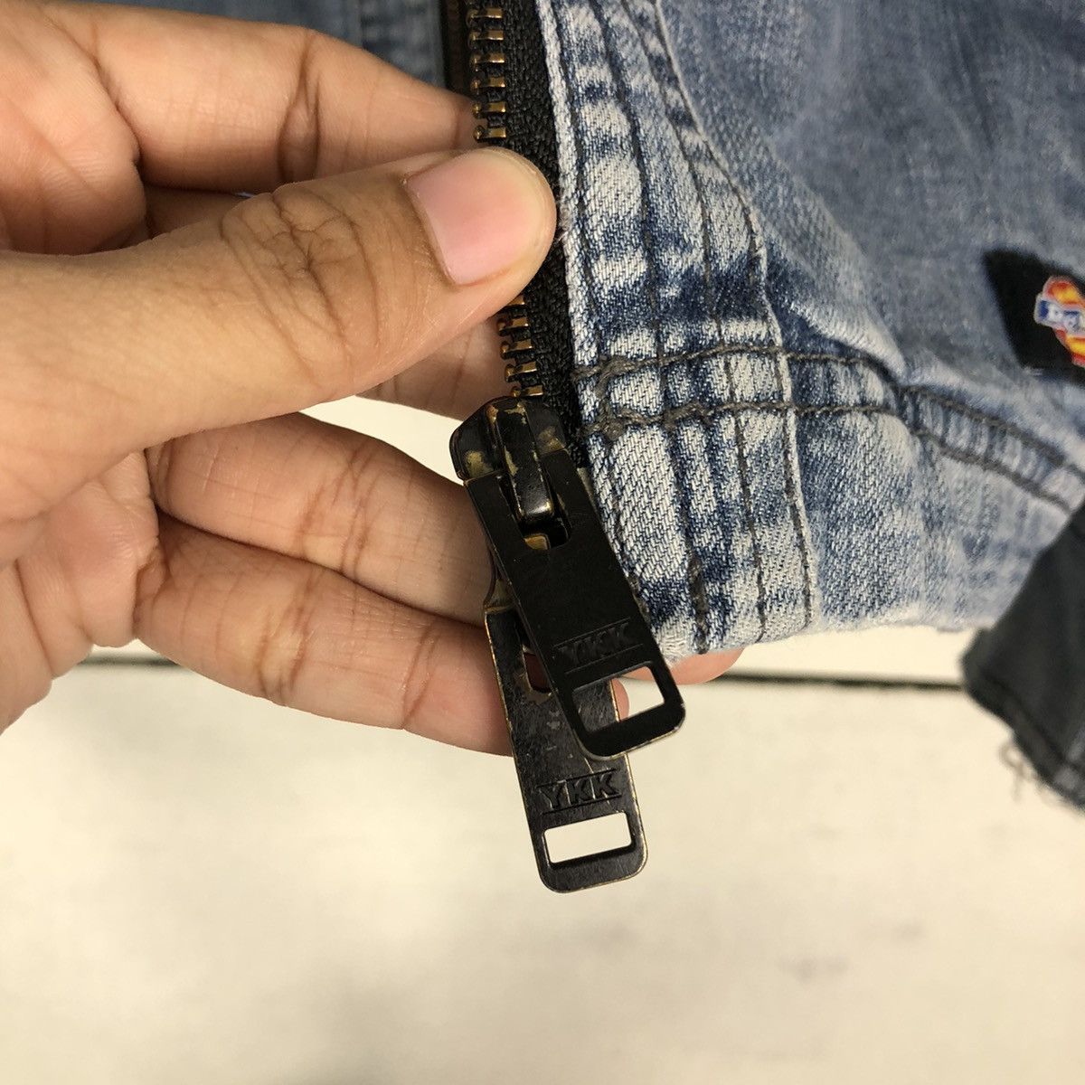 Japanese Brand 🔥Vintage Chore Denim Work Jacket Dickies Size US L / EU 52-54 / 3 - 16 Thumbnail
