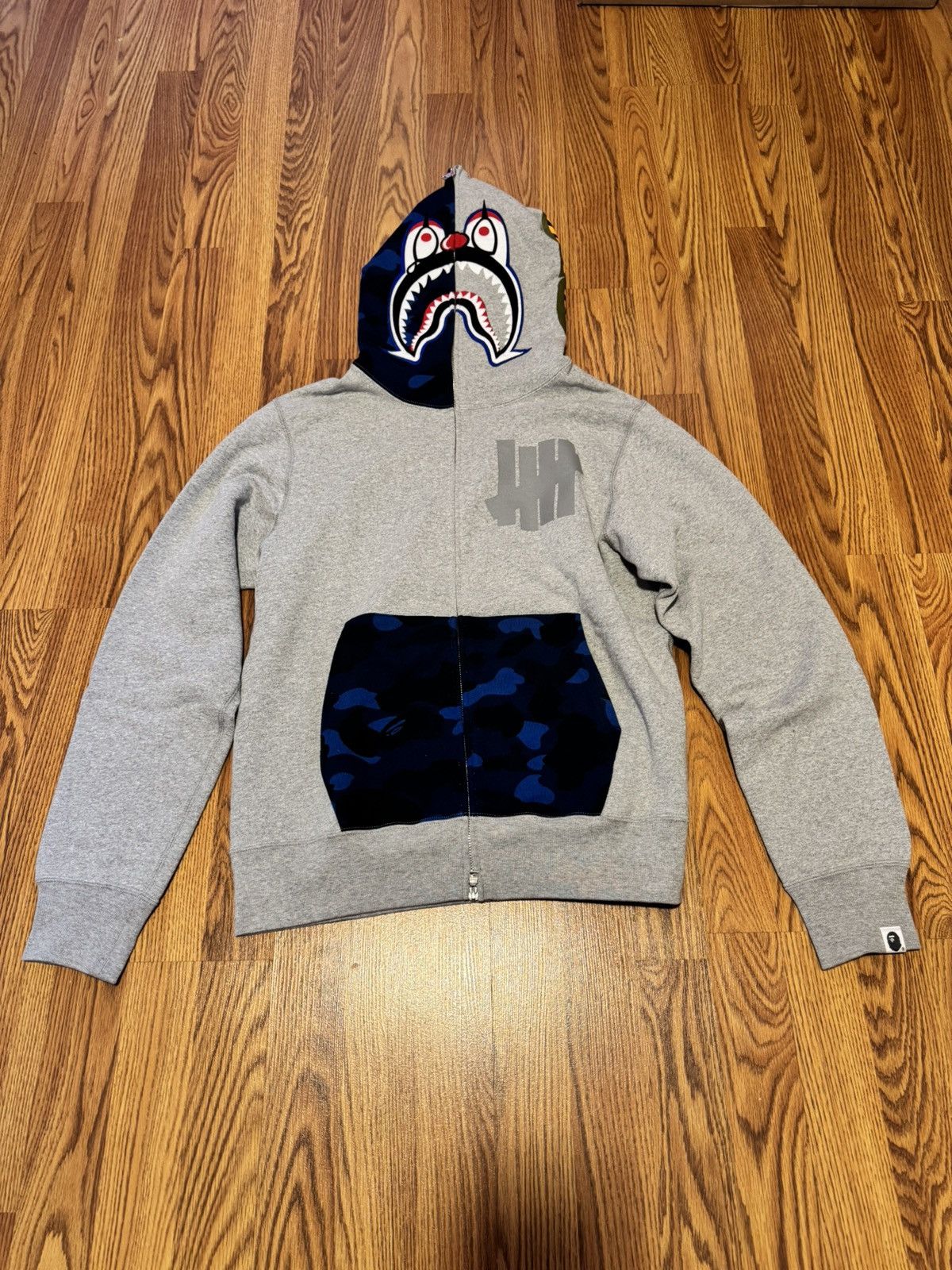 Bape Undefeated Bape X Undefeated X Mr.Cartoon pullover hoodie Grailed