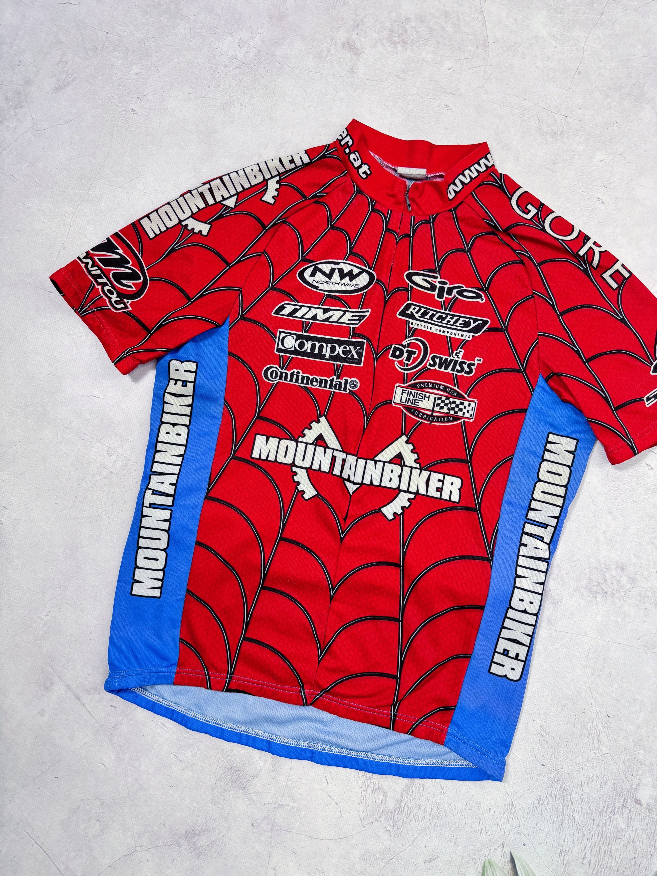 Vintage Mountainbiker Cycling Jersey Continental Giro DT Swiss Size US M / EU 48-50 / 2 - 2 Thumbnail