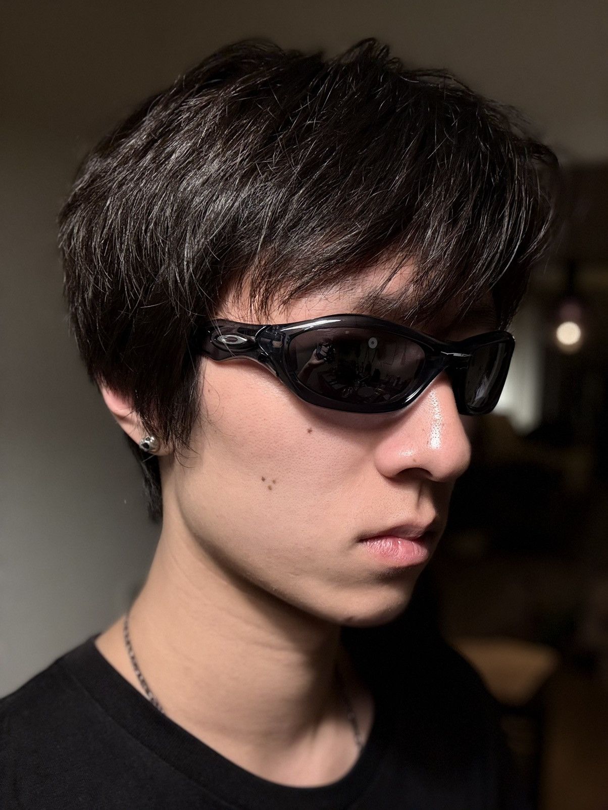 Oakley OAKLEY UNKNOWN CRYSTAL BLACK SUNGLASSES Size ONE SIZE - 7 Thumbnail