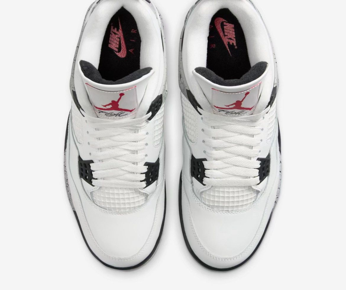 Nike Jordan 4 Retro White Cement Size US 12.5 / EU 45-46 - 4 Thumbnail