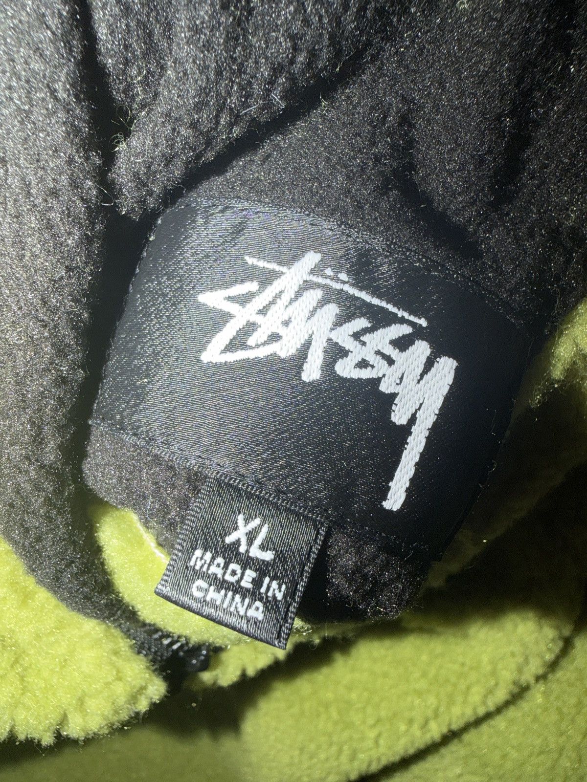 Stussy Stussy Sherpa reversible jacket fleece zip up green moss XL Size US XL / EU 56 / 4 - 7 Thumbnail