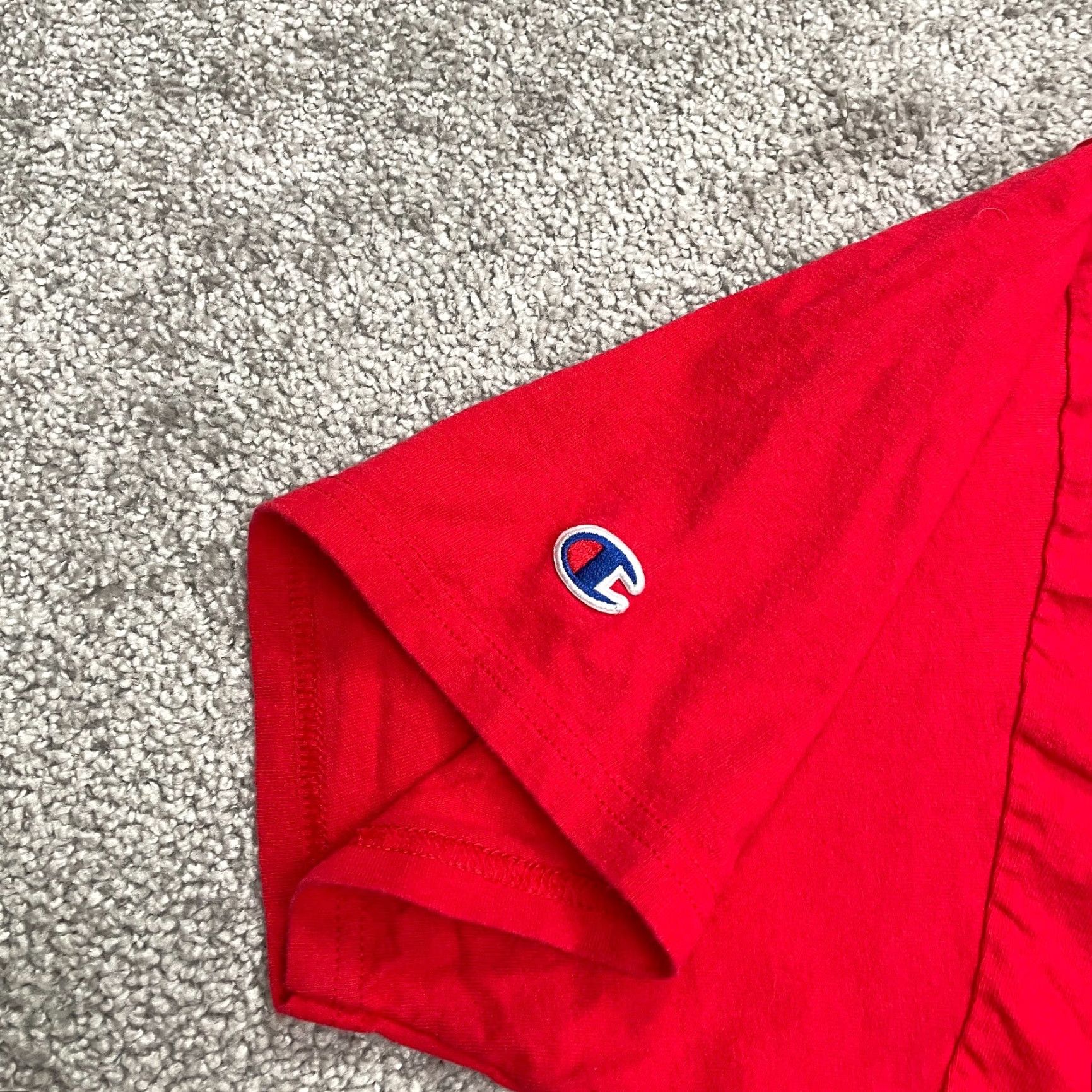 Champion Champion Athletic Wear Graphic T-Shirt Mens XL Red Cotton Short Sleeve Crew Tee Size US XL / EU 56 / 4 - 4 Thumbnail