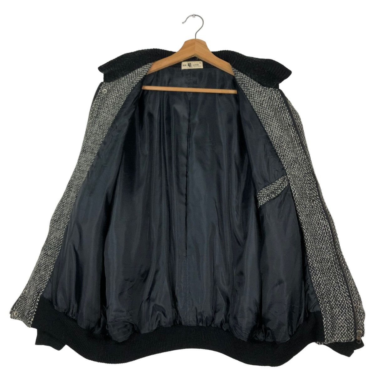 Japanese Brand 🔥VINTAGE WOOL BOMBER JACKET LOTUS TOKYO JAPAN ISSEY MIYAKE Size US L / EU 52-54 / 3 - 13 Thumbnail