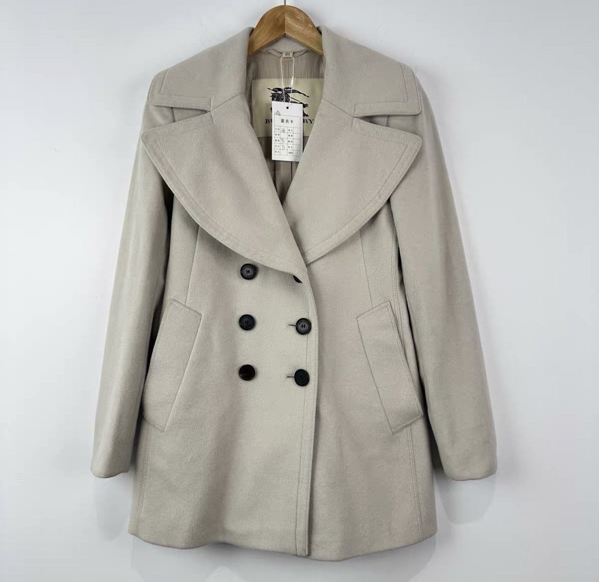 Burberry Burberry Double-breasted Wool Coat J42 Size XS / US 0-2 / IT 36-38 - 1 Thumbnail