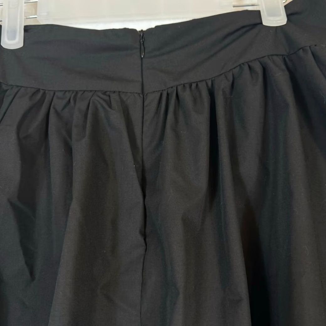 Cider Cider Mini Skirt Women’s M Black Puffy Bottom Polyester Trendy Flare Style W 251 Size 32" / US 10 / IT 46 - 6 Thumbnail