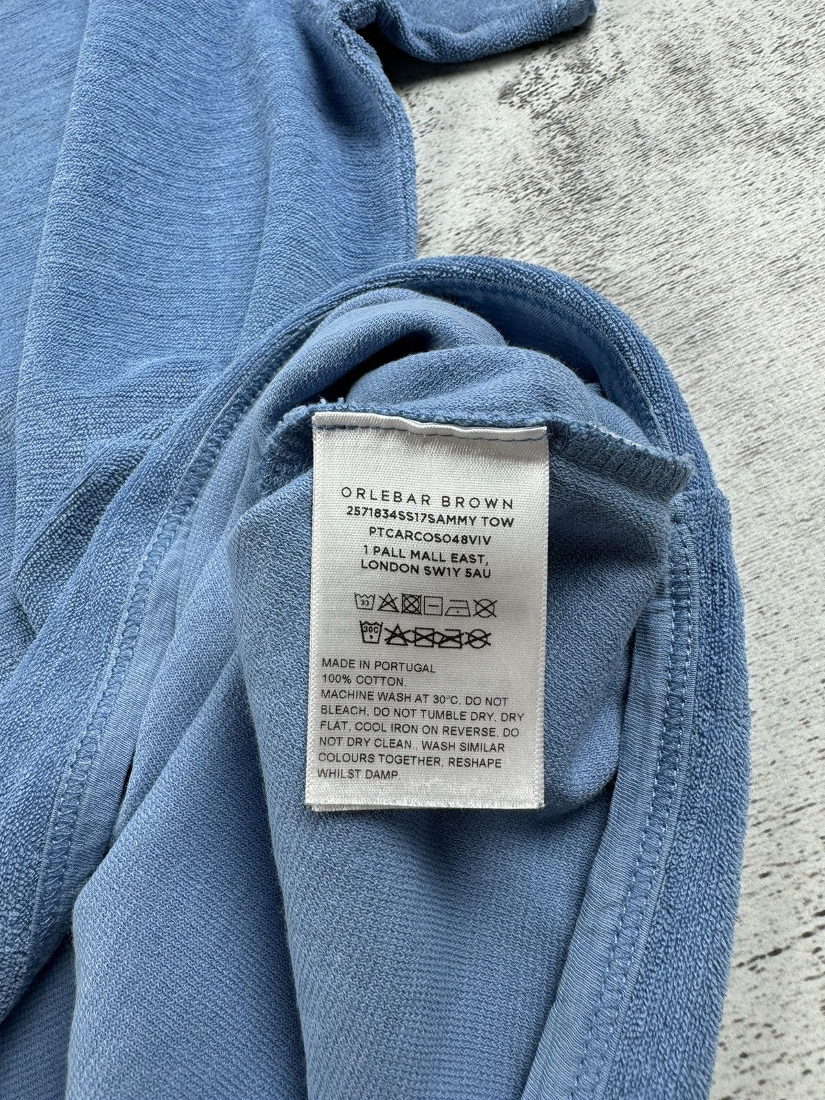 Orlebar Brown Orlebar Brown Linen Pullover Velour Basic T-Shirt Tee Size US L / EU 52-54 / 3 - 8 Thumbnail
