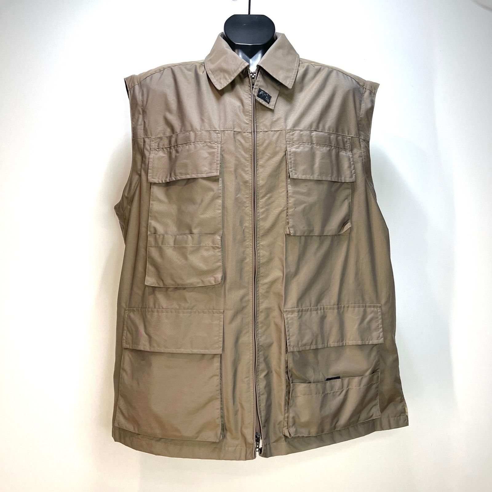Vintage Vintage Navy Coat Brown Windbreaker Convertible Jacket Preca Size US XL / EU 56 / 4 - 2 Thumbnail