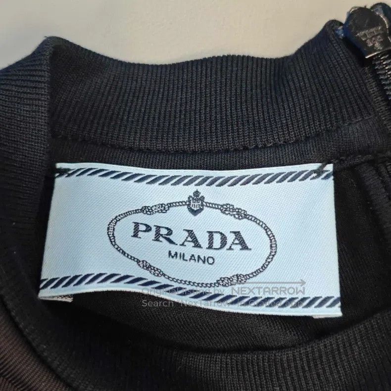 Prada Prada Black classic logo nylon stitching short sleeves Size US XS / EU 42 / 0 - 5 Thumbnail