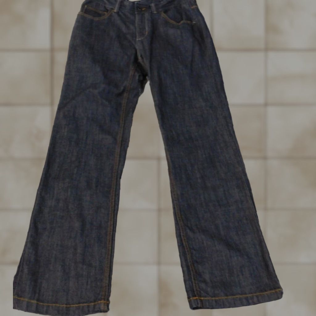 Vintage solo jeans Men 34x30 blue straight dark denim classic modern city Jeans Regular 34 in Inseam 30 in Mens Straight City Pockets zip zipper Size US 34 / EU 50 - 1 Thumbnail
