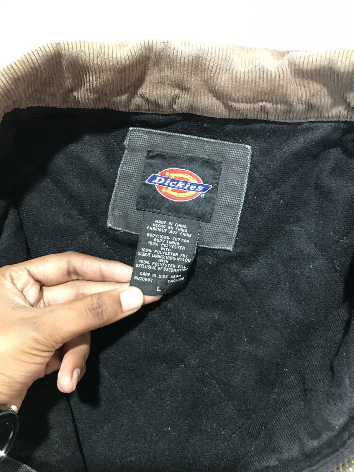 Dickies Vintage dickies damaged sun fade denim jacket Size US L / EU 52-54 / 3 - 9 Thumbnail