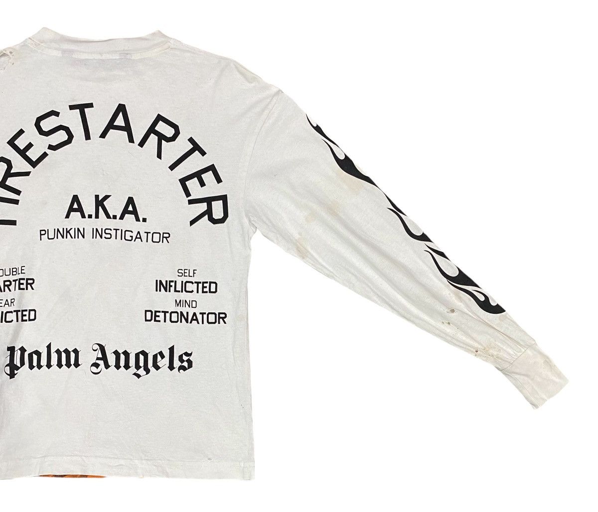Palm Angels Rare🔥PALM ANGELS Dstressed L/S Shirt sz xs Size US XS / EU 42 / 0 - 10 Thumbnail
