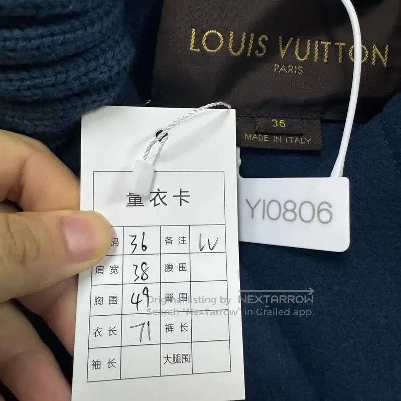Louis Vuitton Louis Vuitton Blue Cotton Women's Coat . Size XXS / US 00 / IT 34 - 6 Thumbnail