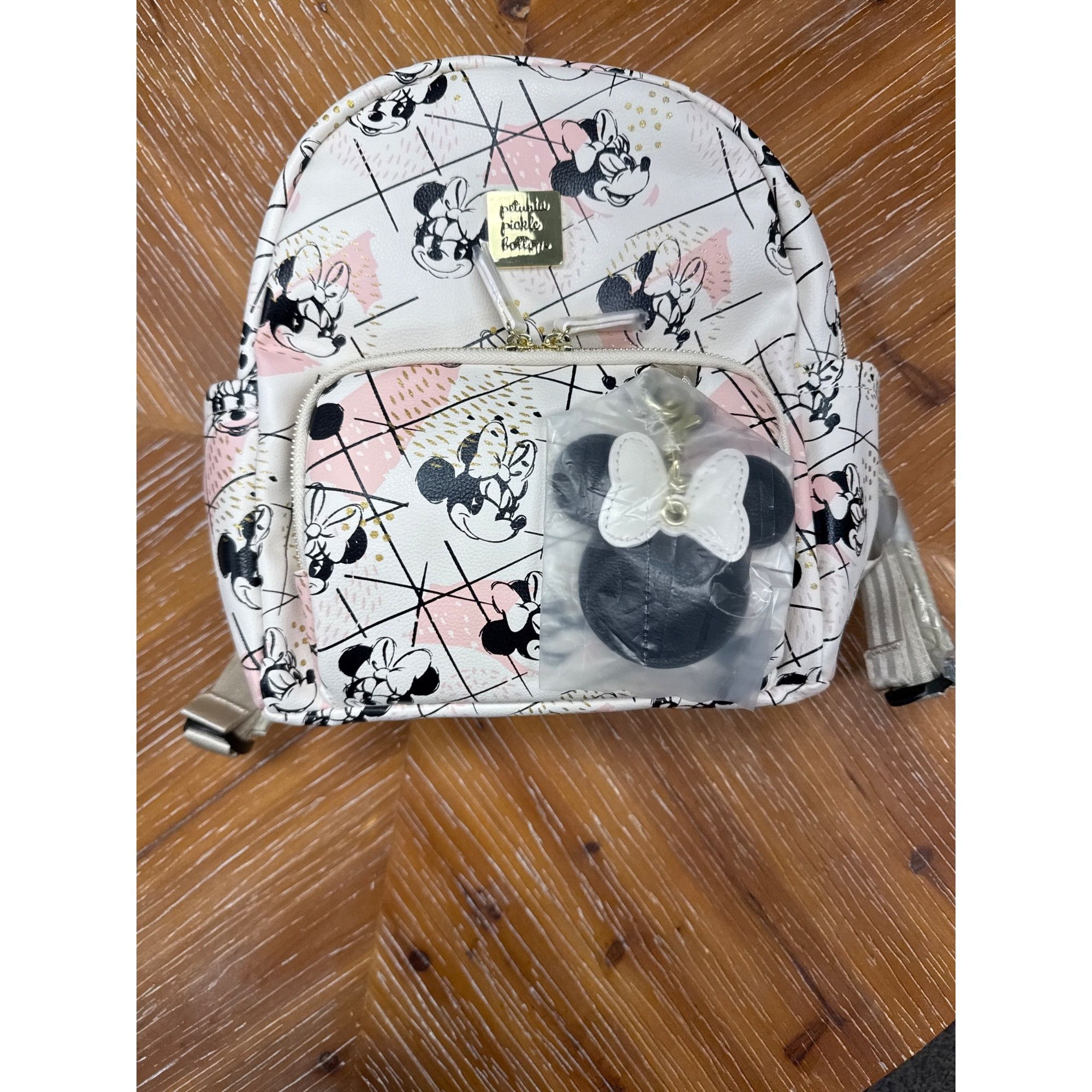 Other Shimmery Minnie Mouse Mini Backpack By Petunia Pickle Bottom Size ONE SIZE - 9 Thumbnail