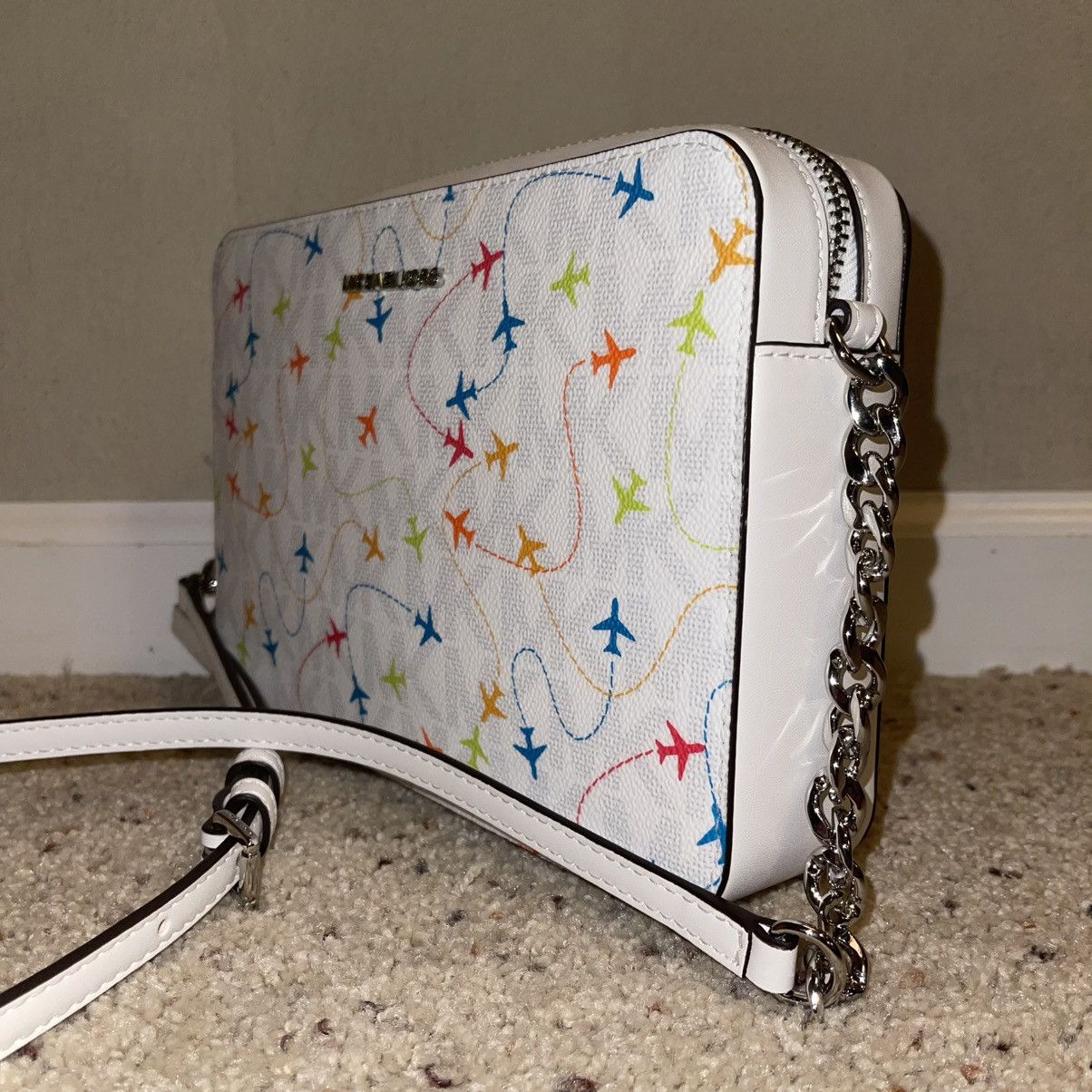 Michael Kors Michael Kors JET SET Crossbody ‘White’ - BRAND NEW Size ONE SIZE - 2 Thumbnail
