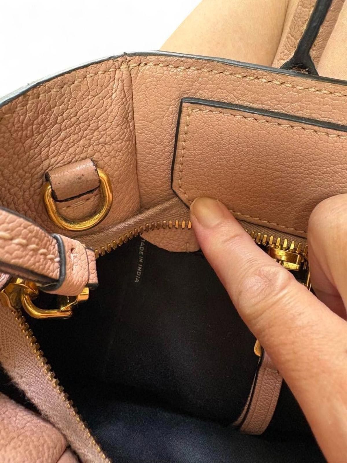 Miu Miu Miu Miu - Leather Tote Handbag Pink Size ONE SIZE - 7 Thumbnail