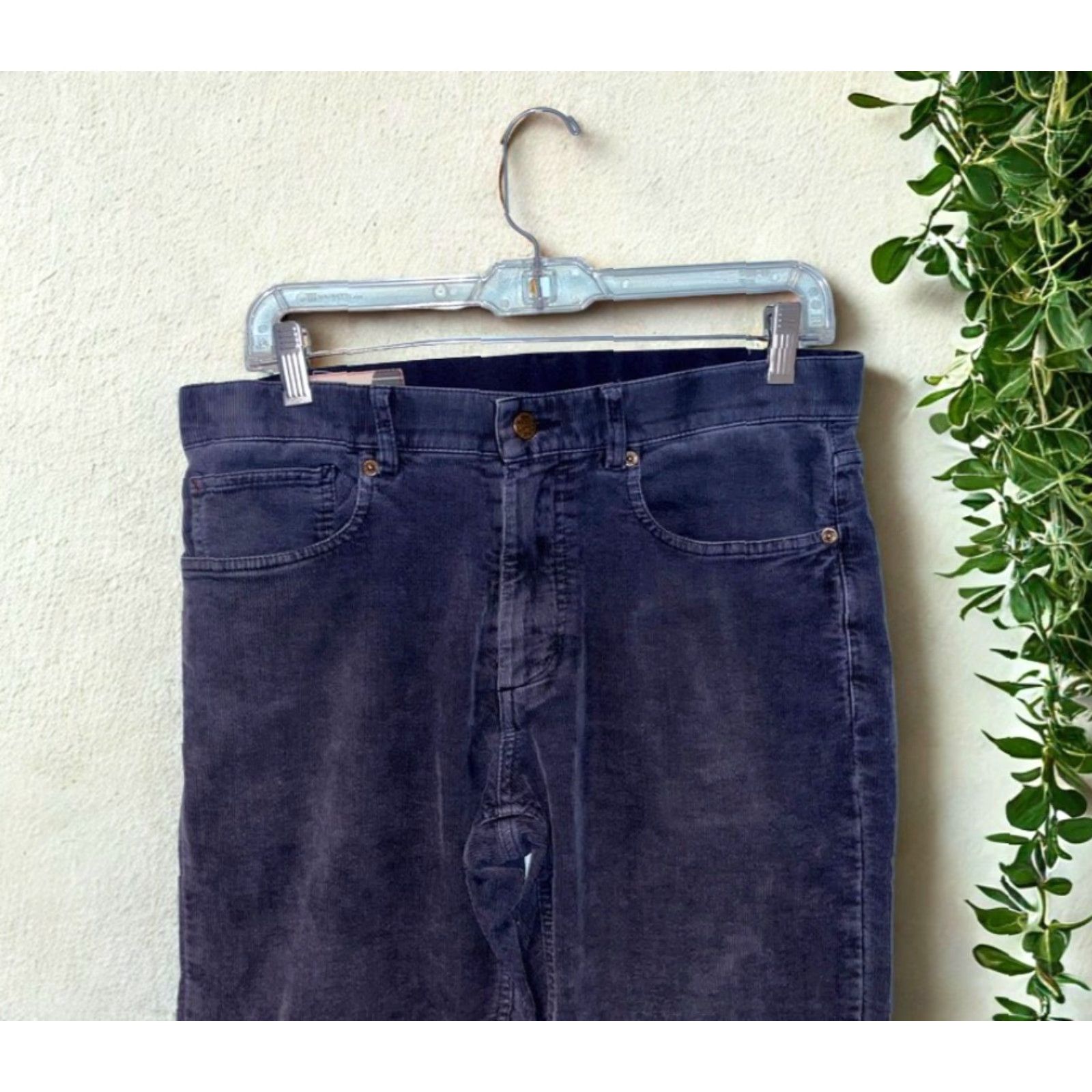Marine Layer Marine Layer Slim Straight Terry Cord 5 Pocket Pant Washed Black 30x32 Mens Vintage No Size US 30 / EU 46 - 5 Thumbnail