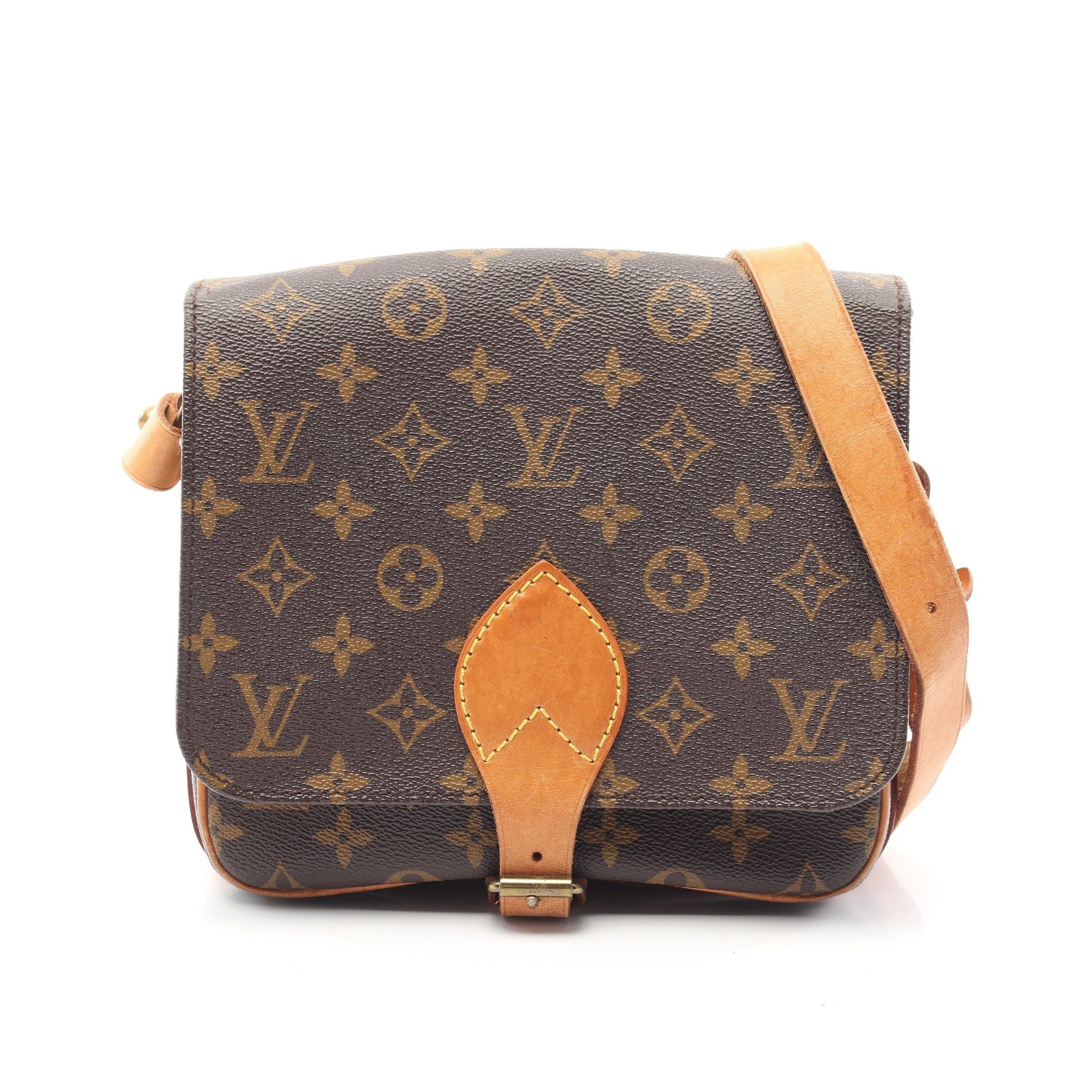 Louis Vuitton Louis Vuitton Cartesier Mm Monogram Shoulder Bag Leather Brown Size ONE SIZE - 1 Thumbnail