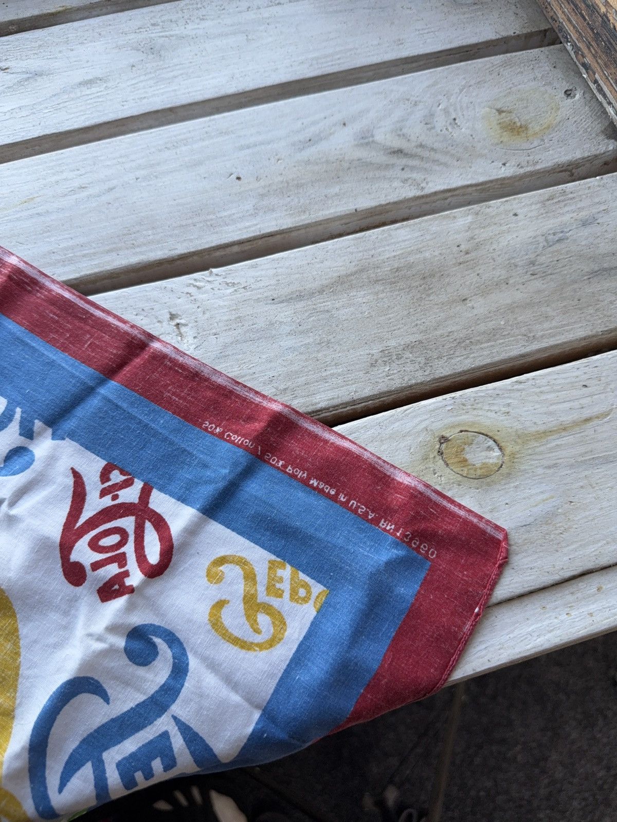 Coca Cola × Pepsi × Vintage Vintage Pepsi Cola Logo Bandana Handkerchief USA 1993 Promo Size ONE SIZE - 5 Thumbnail