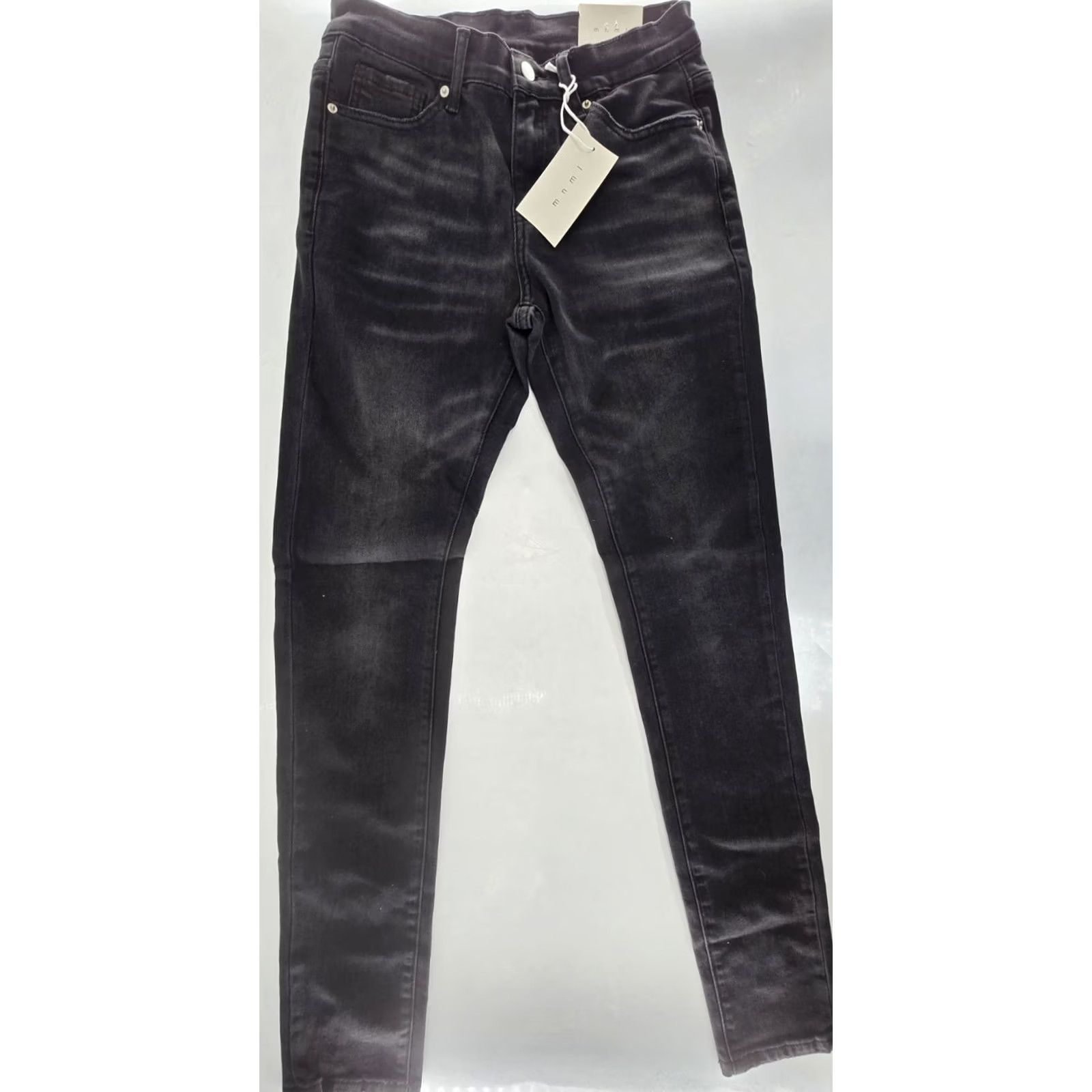 MNML mnml Jeans - Vintage Black - 29x34 - Regular Straight Every Day Denim 5-Pocket Mens Jeans? Size US 29 - 2 Thumbnail