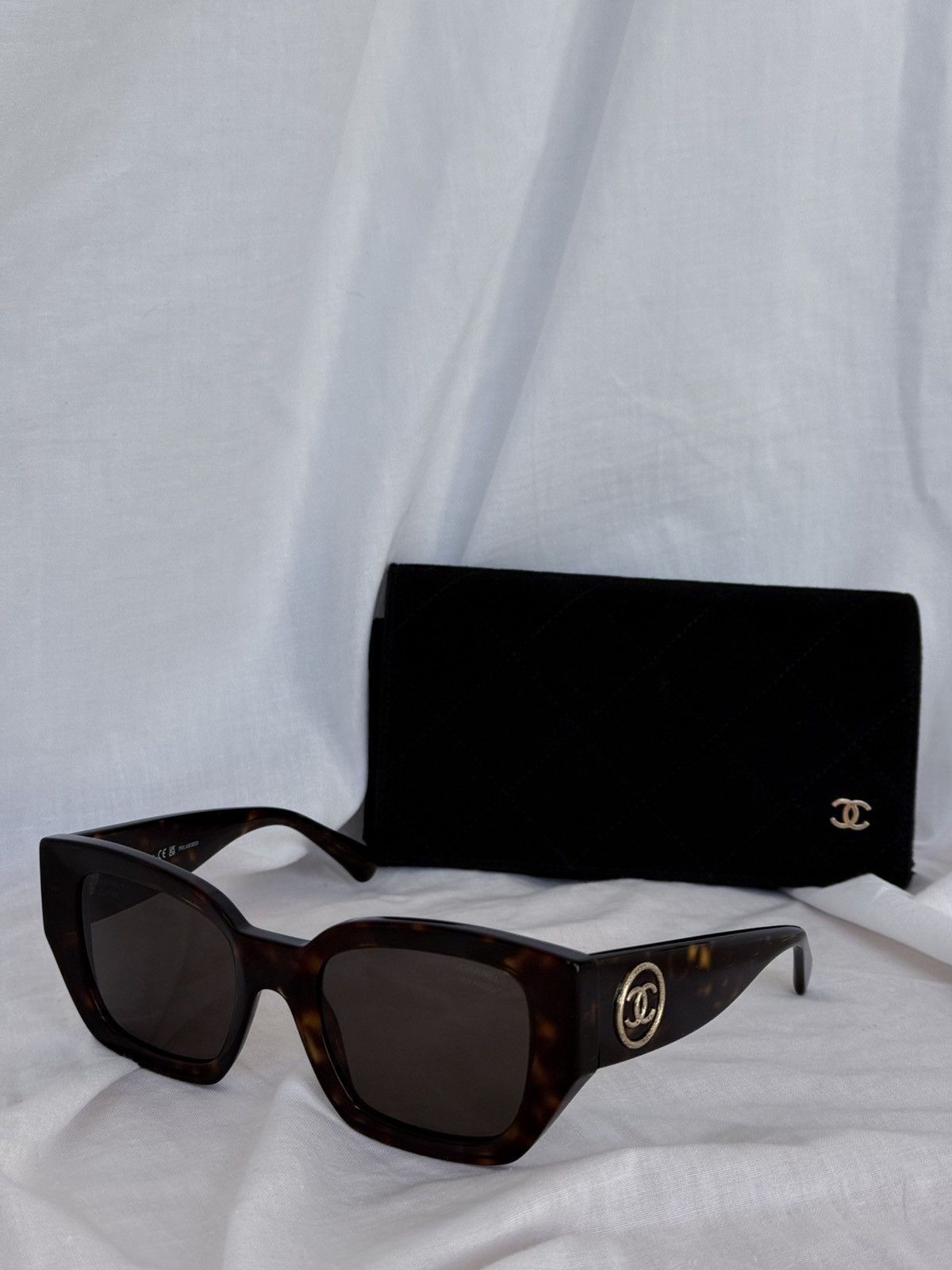 Chanel Chanel CC 5506 Brown Squared Sunglasses Size ONE SIZE - 1 Thumbnail