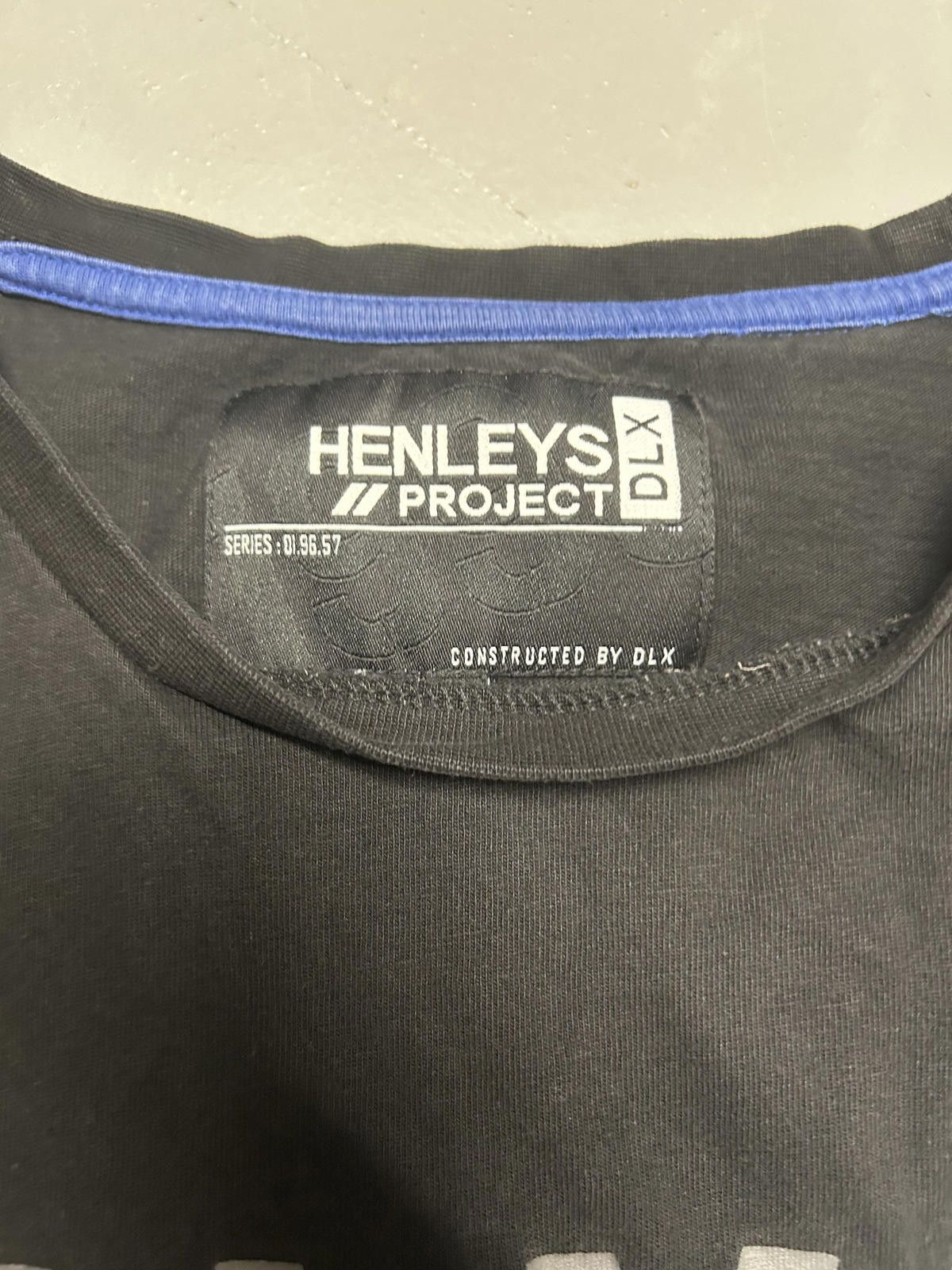 Designer Henleys DLX Project Black Graphic T-Shirt Size US M / EU 48-50 / 2 - 4 Thumbnail