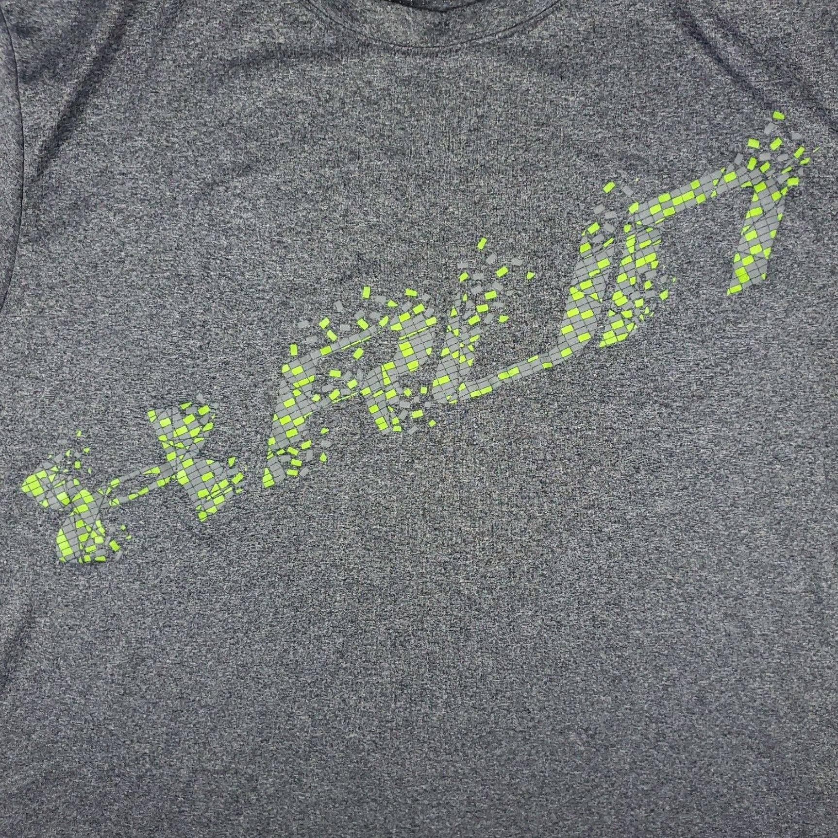 Under Armour Under Armour Run T Shirt Mens XL Gray Heatgear Active Work Out Adult Shirt Mens XL Gray HeatGear Active Size US XL / EU 56 / 4 - 3 Thumbnail