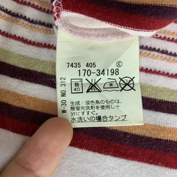 Takeo Kikuchi Vintage TAKEO KIKUCHI JAPAN Hawaii Striped Polo Tee Shirt Size US M / EU 48-50 / 2 - 4 Thumbnail