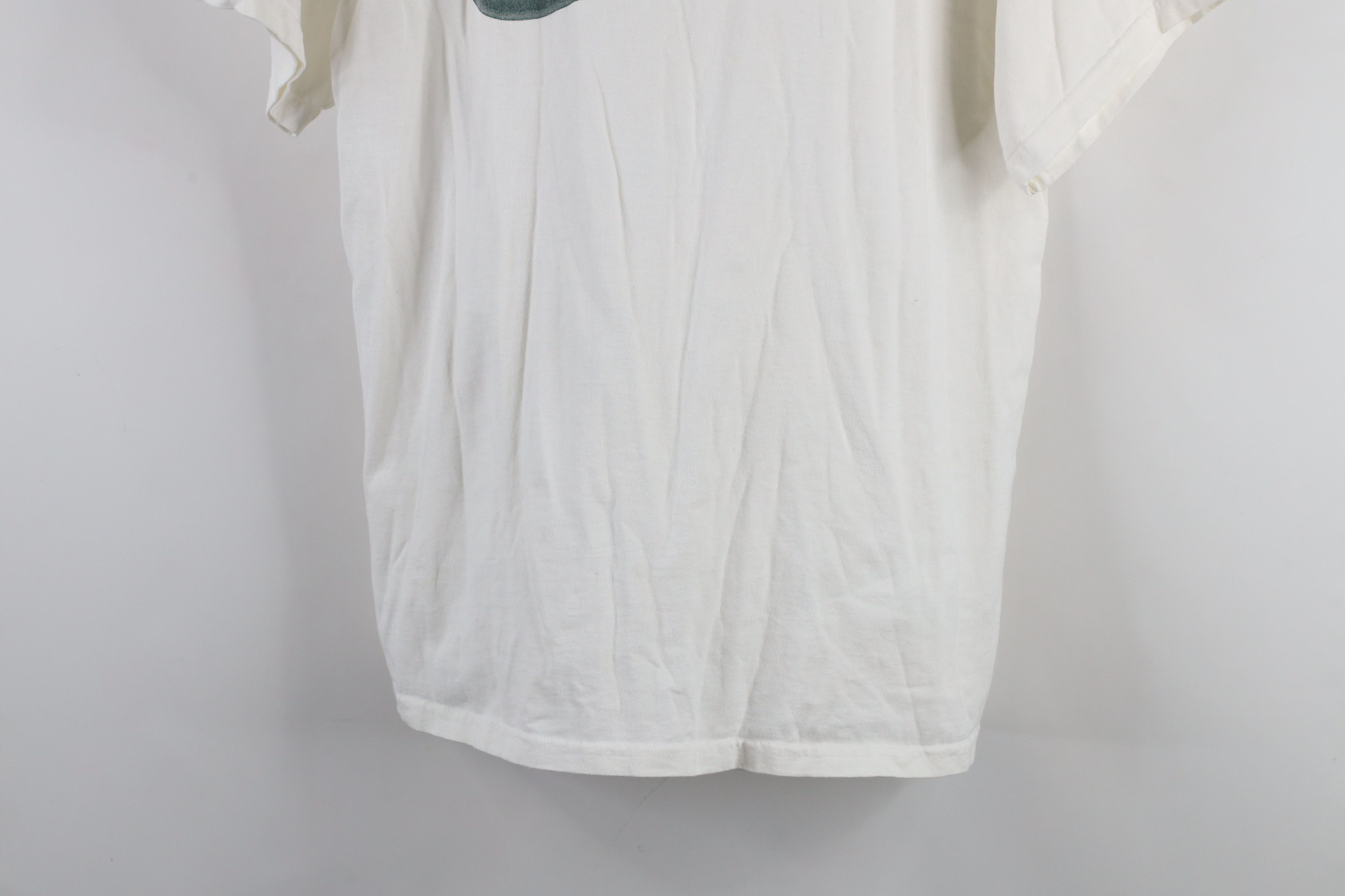 Nike × Vintage Vintage 90s Nike Travis Scott Big Swoosh T-Shirt White USA Size US M / EU 48-50 / 2 - 3 Thumbnail