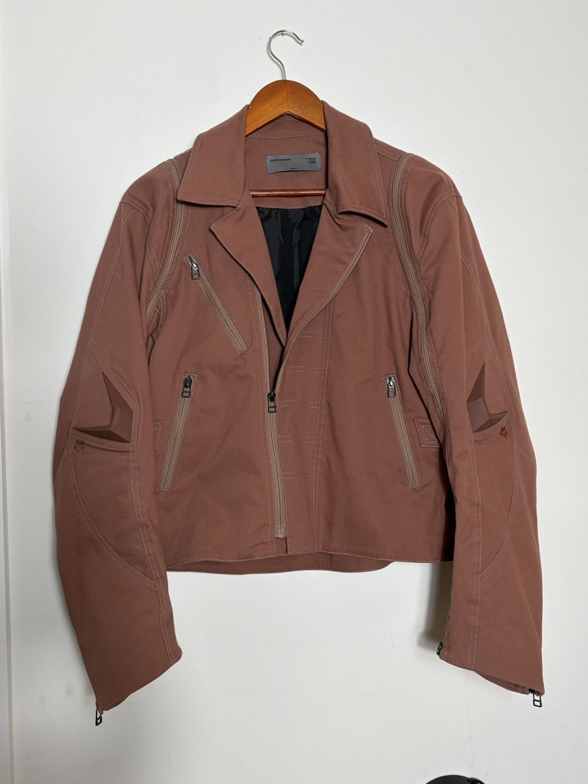 Kiko Kostadinov Kiko Kostadinov X Foxlab moto jacket | Grailed