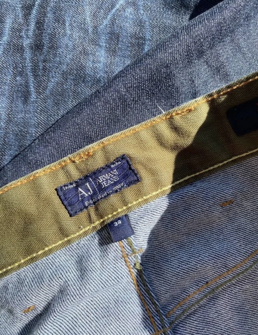 Armani Armani Jeans Designer Luxury Straight Pants 34 size vntg Size US 34 / EU 50 - 10 Thumbnail