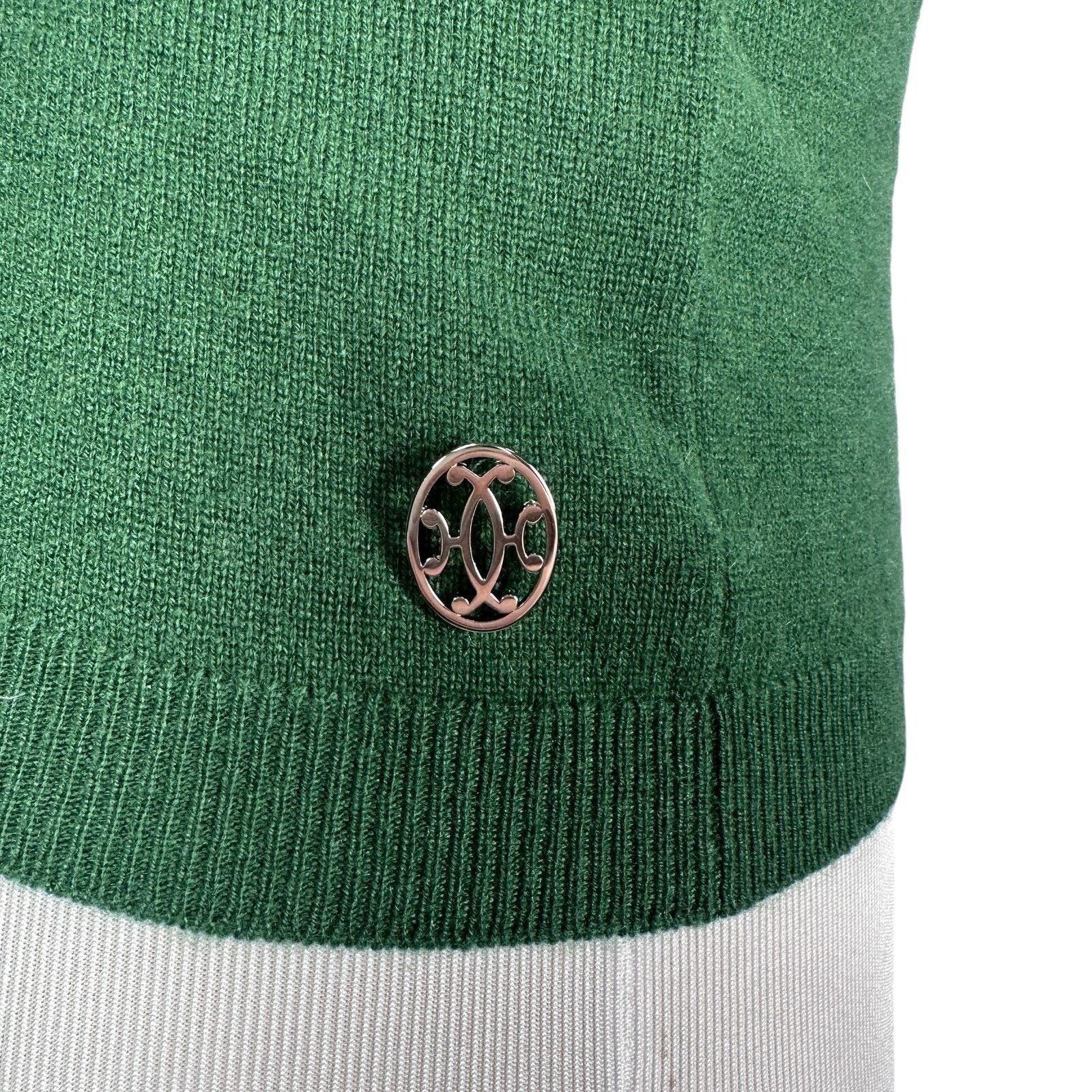 Hermes Hermes Paris Short Sleeve Cashmere Sweater Women’s 36 Green Size XS / US 0-2 / IT 36-38 - 5 Thumbnail