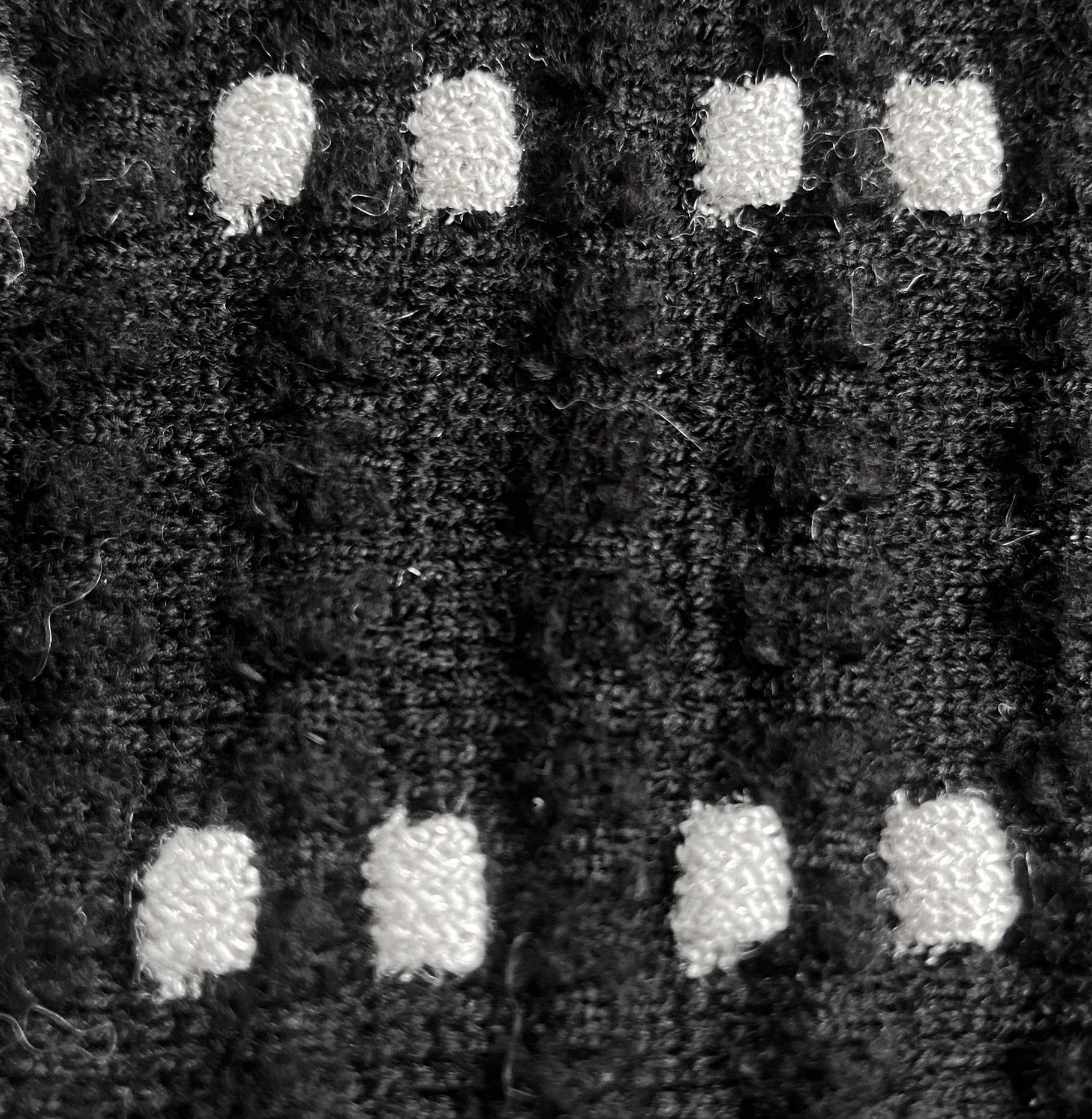 Alaia Alaia Black & White Knit Skater Dress Size S / US 4 / IT 40 - 6 Thumbnail