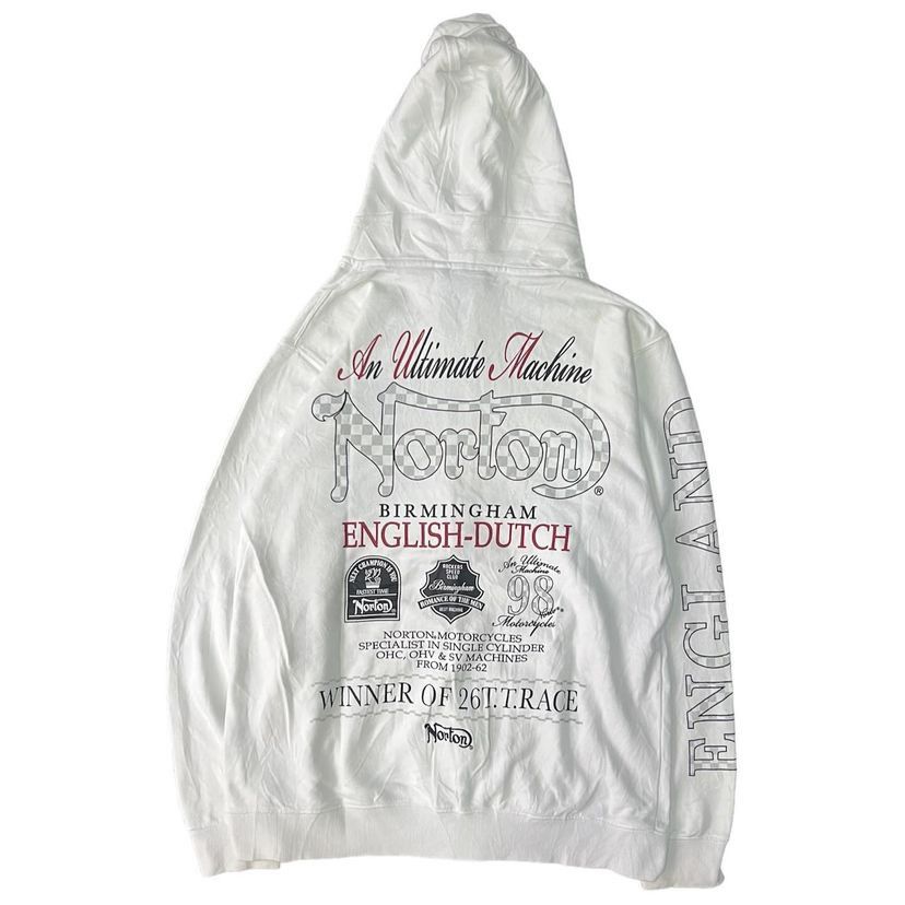 Norton Norton Motorcycle Zip Hoodie Size US XL / EU 56 / 4 - 3 Thumbnail