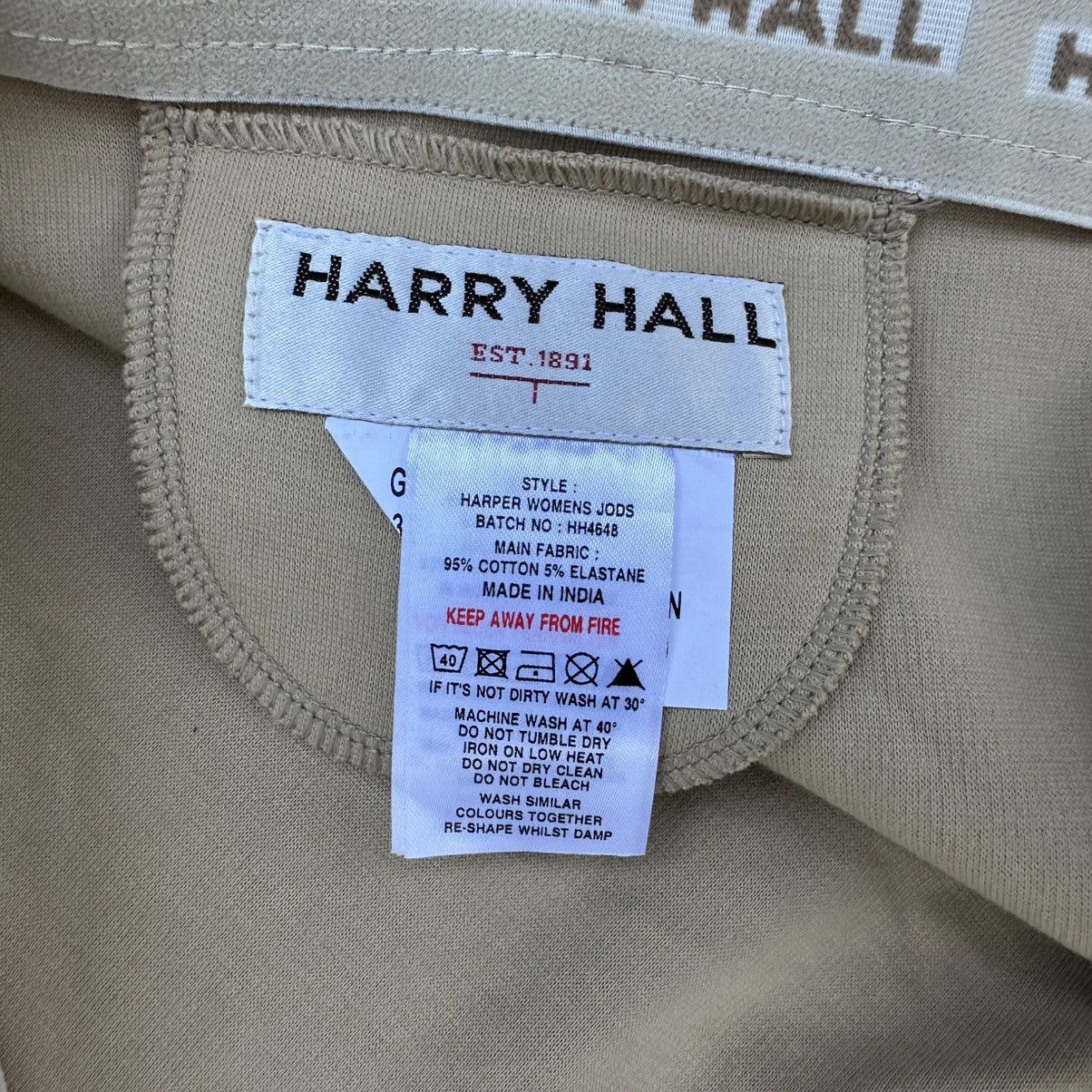 Salem Sportswear Vintage Harry Hall Harper Women’s Jodhpur Pants Beige Long Size 30" / US 8 / IT 44 - 9 Thumbnail