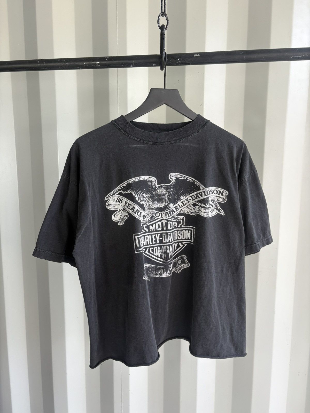 Thrashed Harley Faded Shirt Distressed Band Tee Erd Grunge