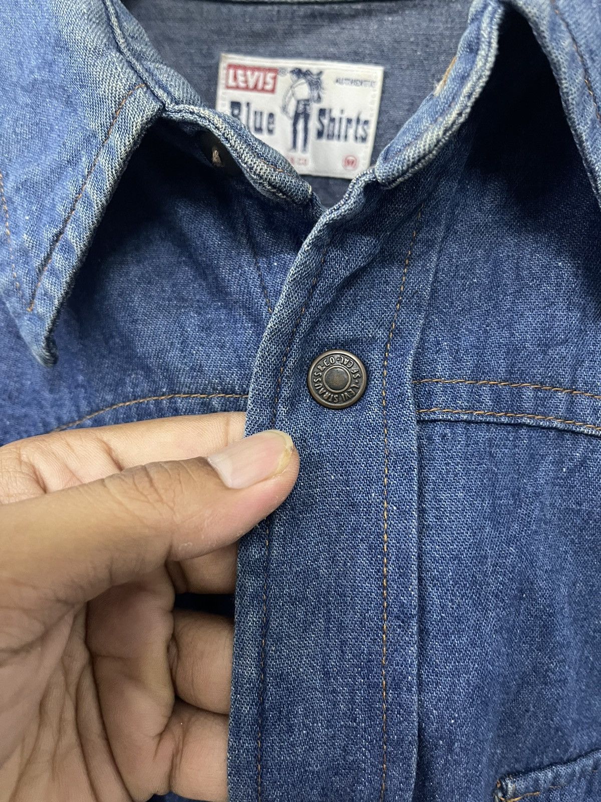 Levi's × Vintage 90s Levi’s Western Shirt Size US M / EU 48-50 / 2 - 5 Thumbnail