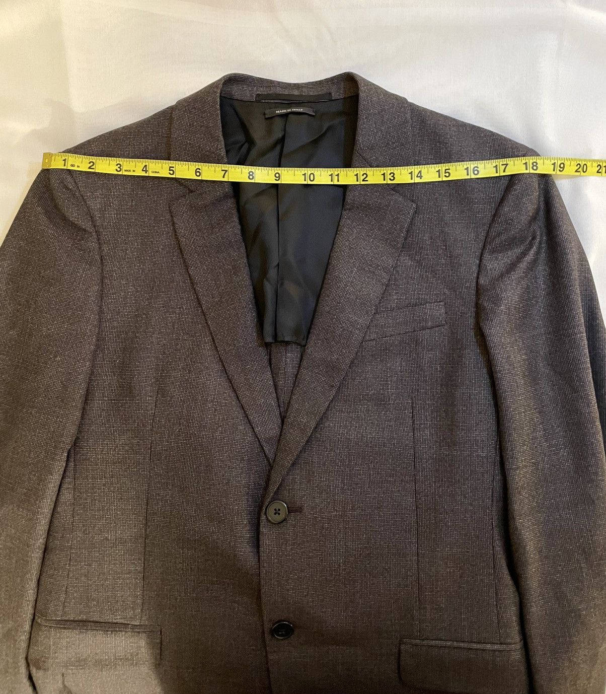 Prada Prada Made in Italy 100% Wool Blazer Brown-Gray Tweed 36R Size 36R - 4 Thumbnail