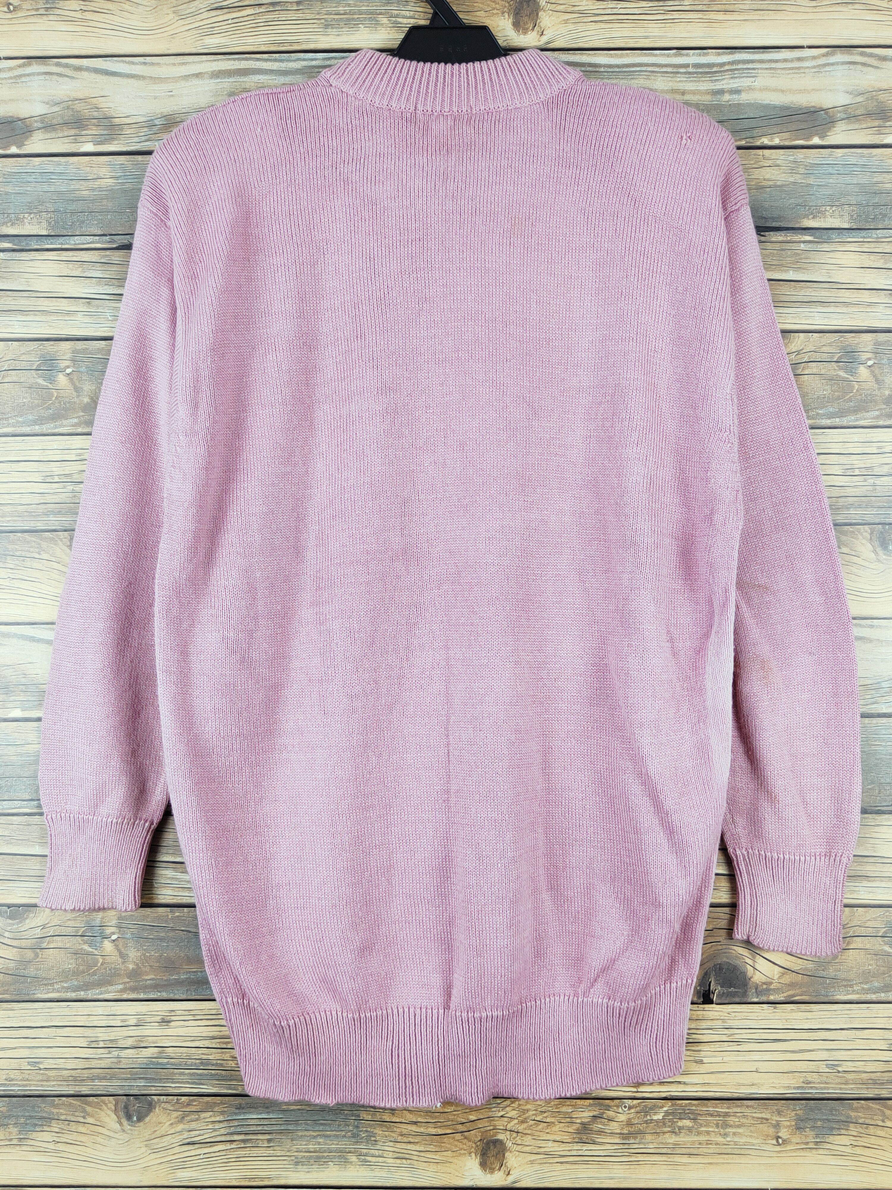 Homespun Knitwear × Japanese Brand × Vintage Pavone Pink Knitwear Sweatshirts #W997 Size M / US 6-8 / IT 42-44 - 10 Thumbnail