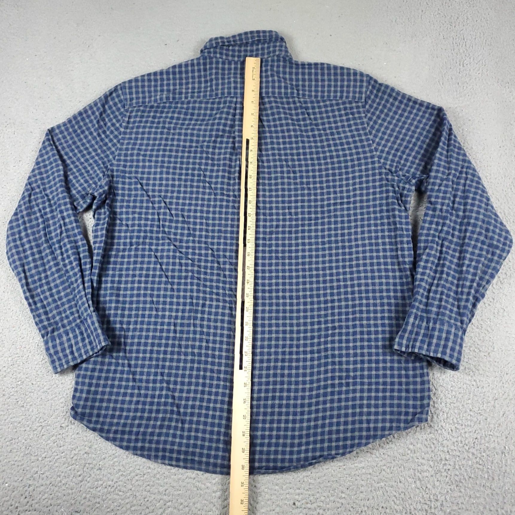 Vineyard Vines Vineyard Vines Shirt Mens Large Blue Gray Flannel Whale Button Up Long Sleeve Size US L / EU 52-54 / 3 - 4 Thumbnail