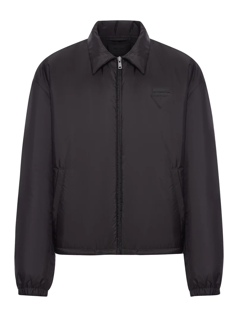 Prada PRADA Black Re-Nylon Bomber Jacket New & Authentic Size US L / EU 52-54 / 3 - 1 Thumbnail