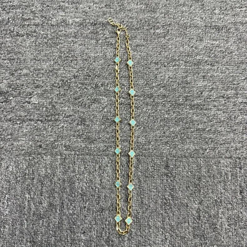 Dior Dior CD Logo Gold Chain Necklace. Size ONE SIZE - 2 Thumbnail