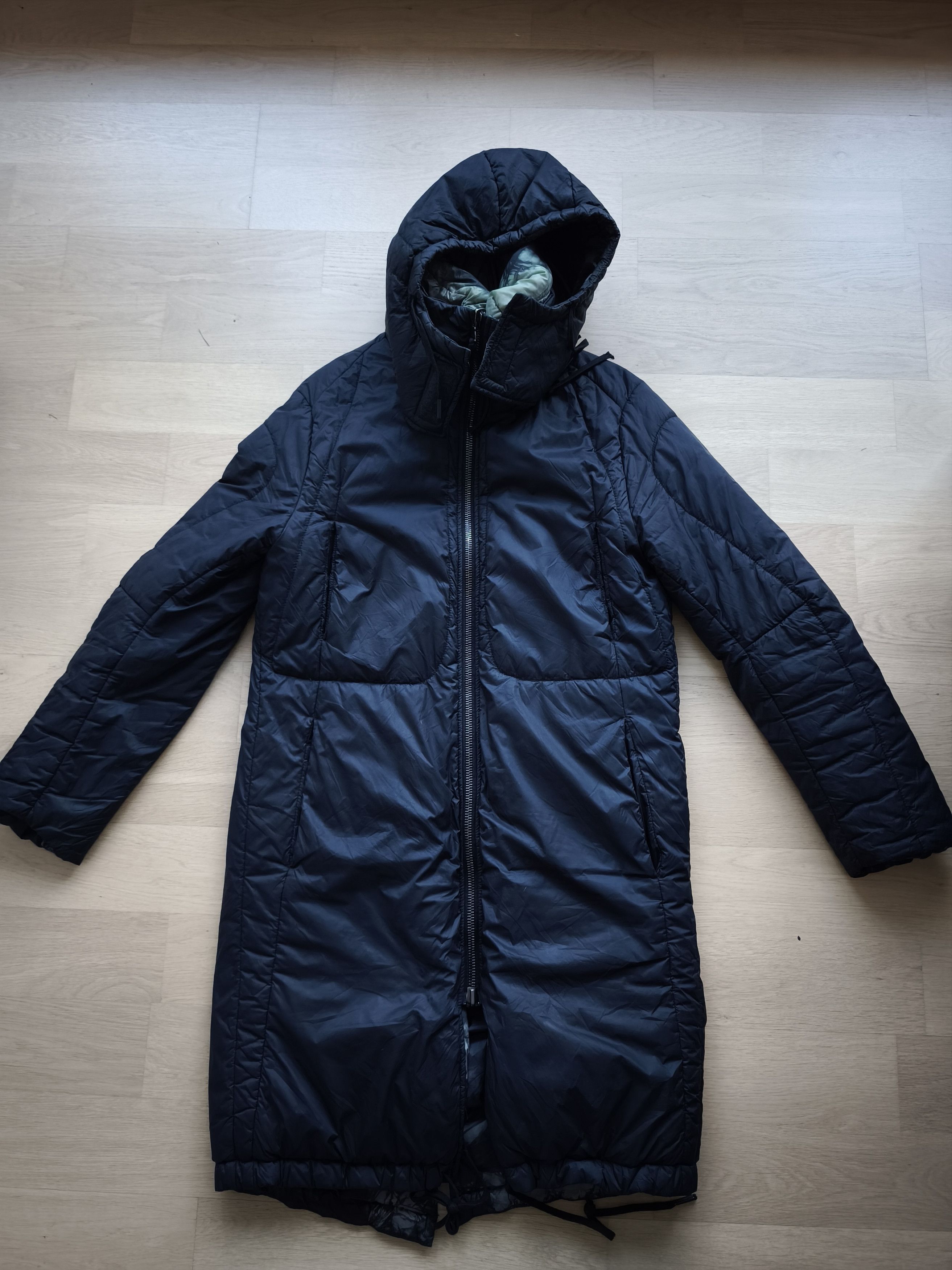 Masnada Masnada Reversible Hooded Lightweight Down Coat Size US M / EU 48-50 / 2 - 6 Thumbnail