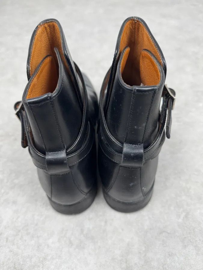 Paraboot Paraboot Black Buckle Leather Boots Size US 7.5 / IT 37.5 - 5 Thumbnail