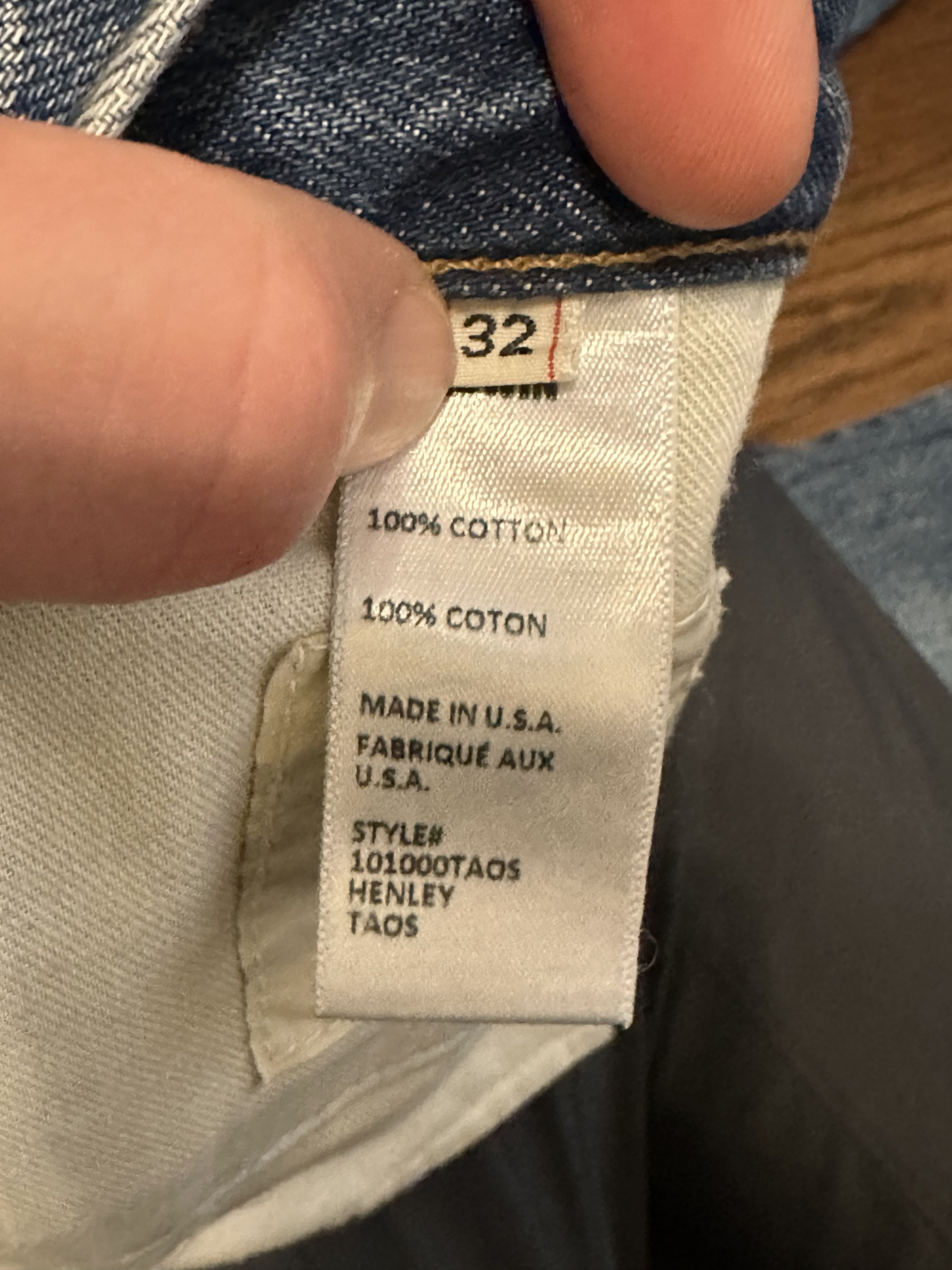 Baldwin Baldwin Denim Henley Taos Size US 32 / EU 48 - 5 Thumbnail
