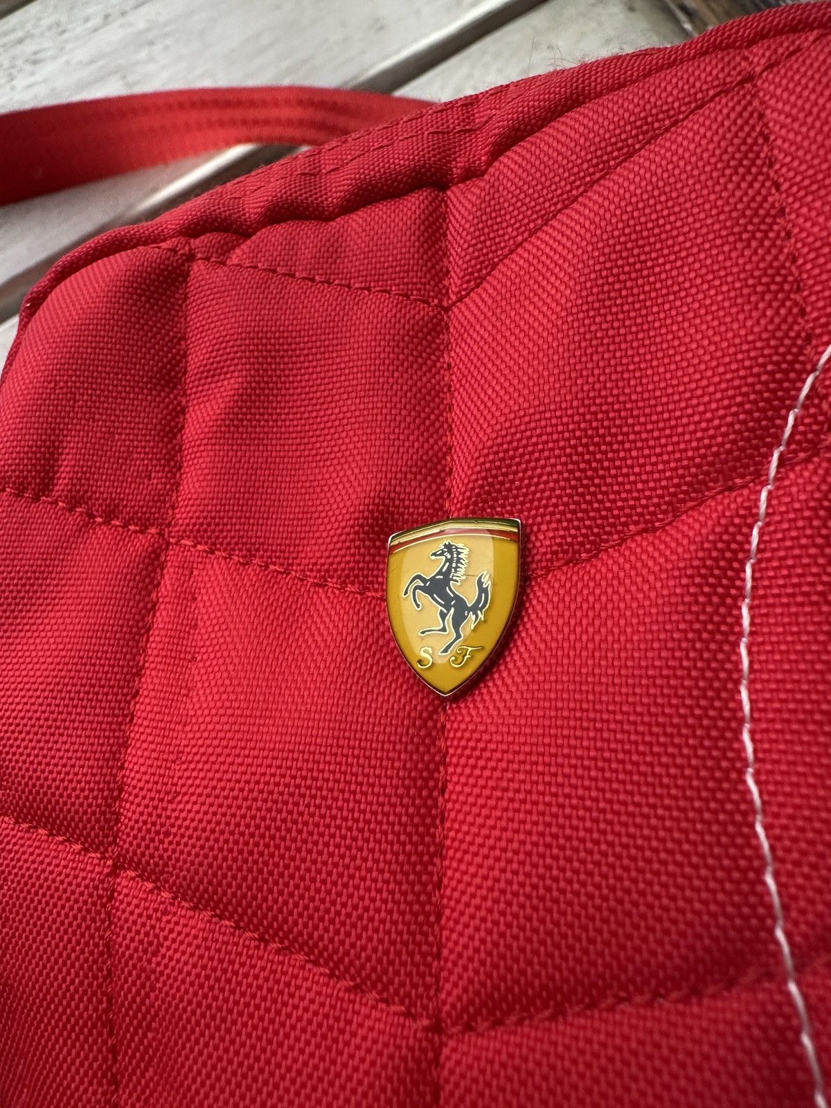 Ferrari 🚨 FERRARI SCUDERIA CG MOBILE RED MEN BAG WITH LOGO Size ONE SIZE - 5 Thumbnail