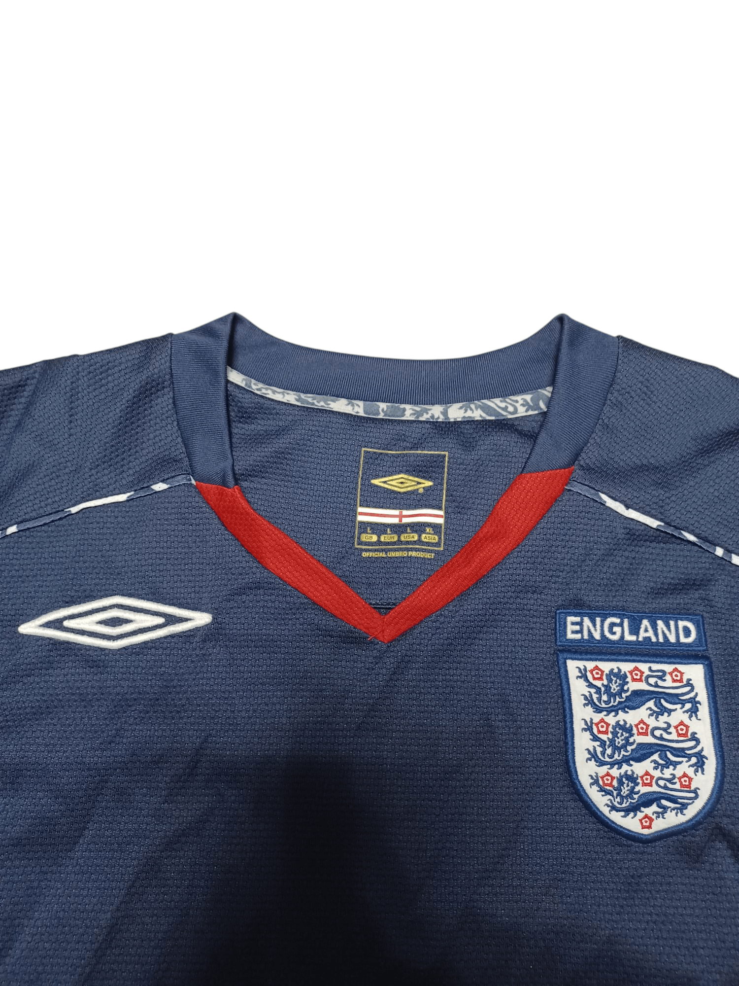 Umbro ENGLAND UMBRO VINTAGE 00S SOCCER FOOTBALL SLEVELESS JERSEY Size US L / EU 52-54 / 3 - 2 Thumbnail