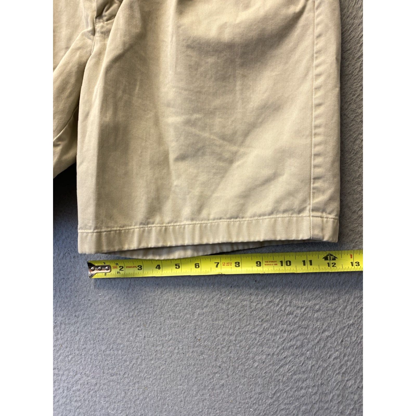 Lands' End Lands' End Men's Chino Shorts 34 Black Casual High Rise 9" Inseam Cotton Plain Front Size US 34 / EU 50 - 6 Thumbnail