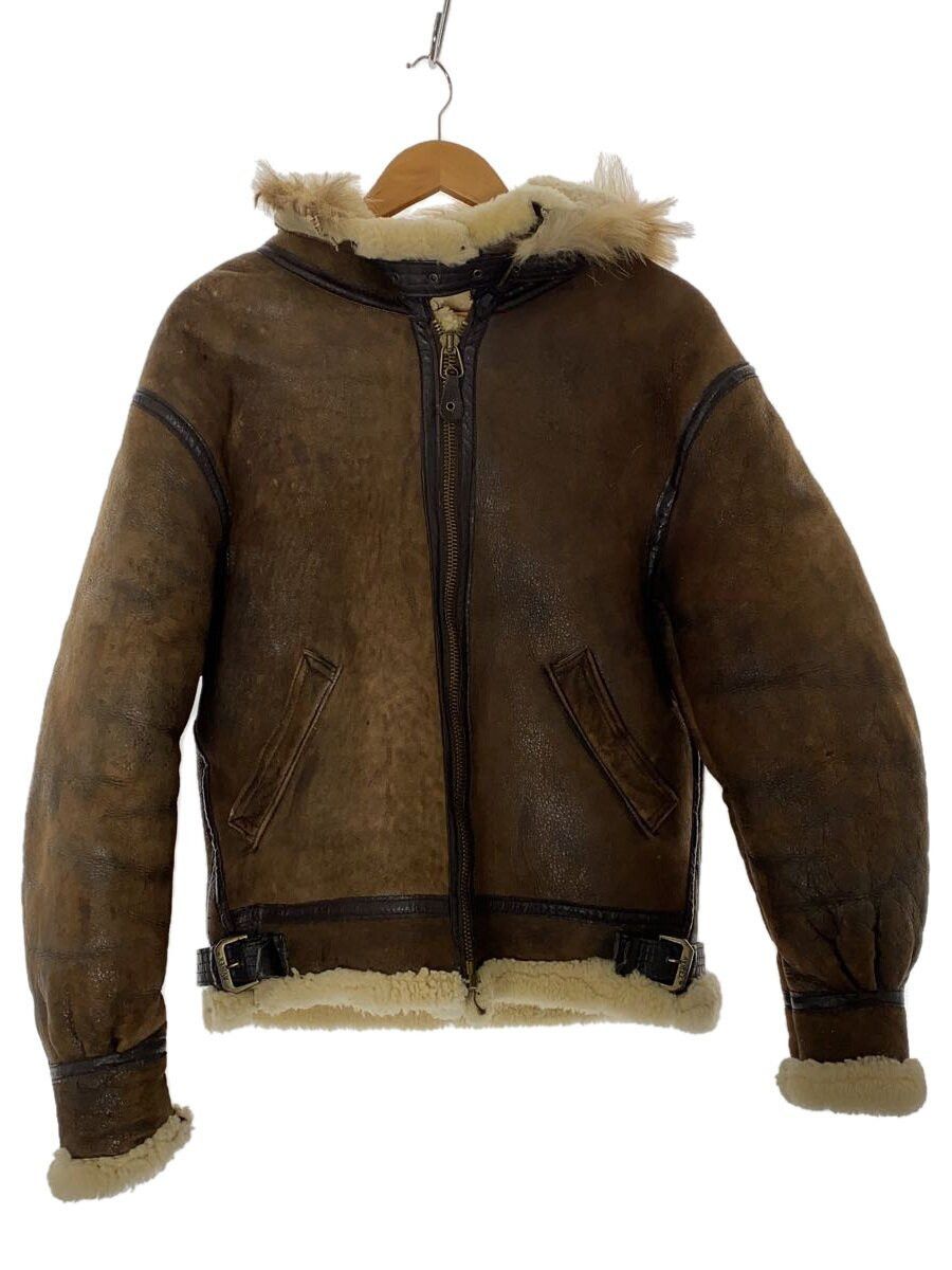 Avirex Avirex B-3 Hood Sheepskin Flight Jacket Brown Size US L / EU 52-54 / 3 - 1 Thumbnail